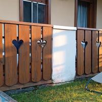tavolette legno e corrimano per terrazzi 
