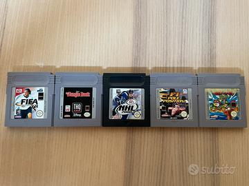 Lotto 5 Giochi Game Boy Color !