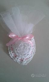 Bomboniera portaconfetti per nascita e battesimo a