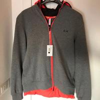 SUN68 Felpa con cappuccio e zip taglia S