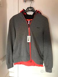 SUN68 Felpa con cappuccio e zip taglia S