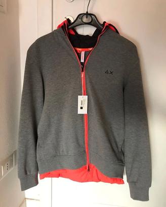 SUN68 Felpa con cappuccio e zip taglia S