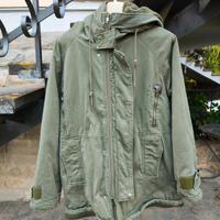 Cappotto stile cargo invernale verde Zara