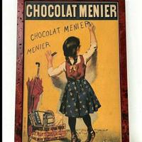 Quadretto pubblicitario Chocolat Menier 
