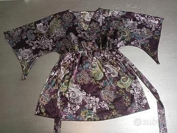 Tunica Boho-Chic GALU – Satin Paisley