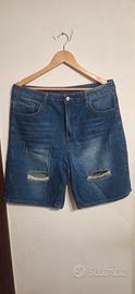 Pantaloncino di jeans denim