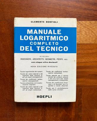 “Manuale logaritmico completo del tecnico”