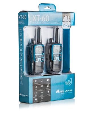 Midland XT60 Set 2 Walkie Talkie PMR + LPD, 2 Batt