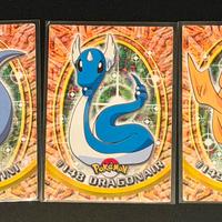 Trio carte Pokemon Topps