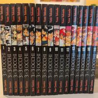 fumetti 3x3 occhi Yuzo Takada numeri 1-17