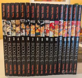 fumetti 3x3 occhi Yuzo Takada numeri 1-17