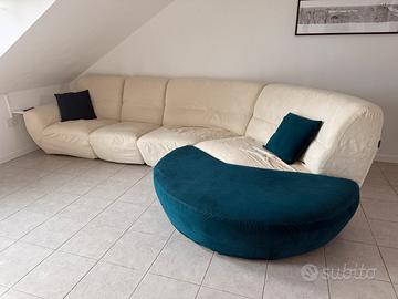 Divano 4 posti + chaise longue