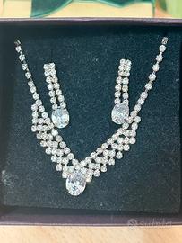 Parure Gioielli Elegante - Collana e Orecchini con
