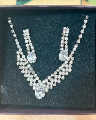 Parure Gioielli Elegante - Collana e Orecchini con