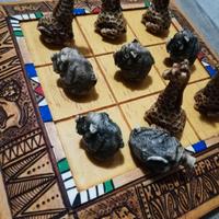 GIOCO IN LEGNO TIC TAC TOE - TRIS - DAL SUDAFRICA