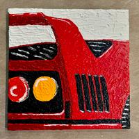 Arte Dipinto Acrilico su Tela Ferrari F40