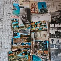 lotto 60 cartoline colori bianco e nero