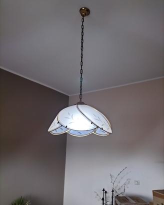 Coppia di lampadari vintage 