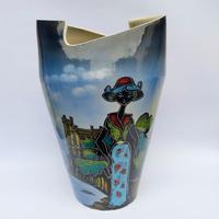 Vaso Ceramica Mcm vintage Miramare Trieste