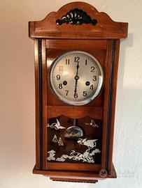 Orologio a pendolo da parete a corda - vintage - f