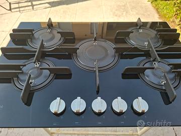 piano cottura a gas 5 fuochi ariston