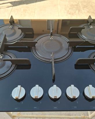 piano cottura a gas 5 fuochi ariston