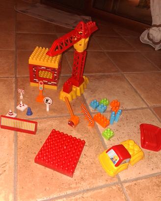 Costruzioni Lego Duplo e altre Cantiere