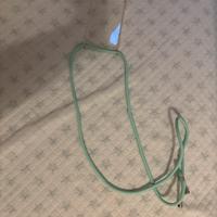 Cover Iphone 11 con cordino verde acqua