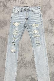 Jeans Azzuro Brillantinato
