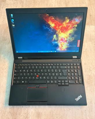 Notebook Pc Workstation Lenovo i7 16gb 15,6 Quadro