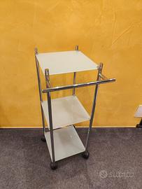 Tavolino mobile carrello bagno