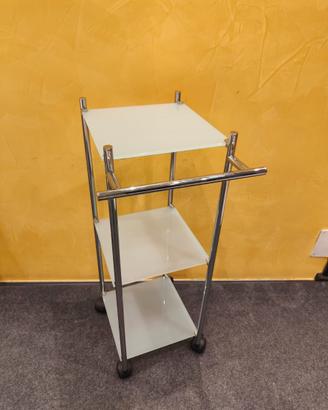 Tavolino mobile carrello bagno