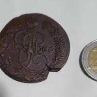 MONETA RUSSIA 5 KOPEKI 1786