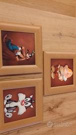quadretti in legno personaggi Disney 
