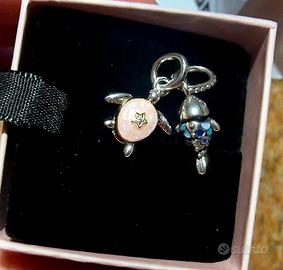 Pandora: tartaruga con diamante e pesce con pietre