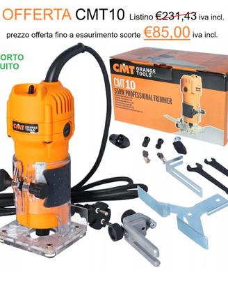 CMT10 Elettrofresatrice Professionale per Bordi
