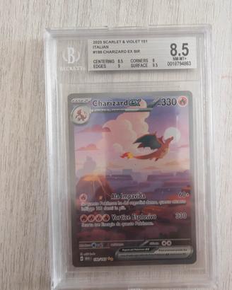Charizard 151 bgs8.5