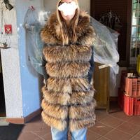 Pelliccia vera di murmasky ( lupo siberiano)