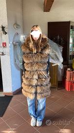 Pelliccia vera di murmasky ( lupo siberiano)