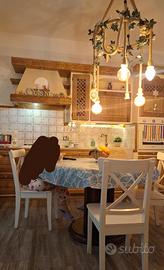 Cucina in legno artigianale  3,40 mt lineare