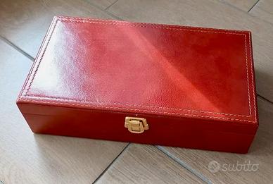 Elegante Portagioie/Portavalori in Pelle