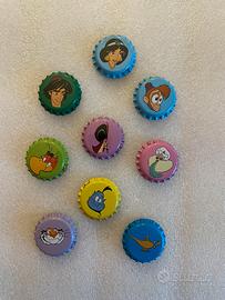 Tappi gadget TOPOLINO serie Aladin completa