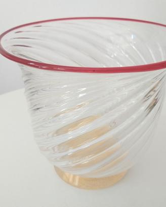 Elegante vaso Seguso, Murano, anni 1970
