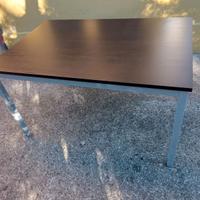 tavolo sala allungabile piano col. noce 195x90