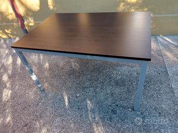 tavolo sala allungabile piano col. noce 195x90