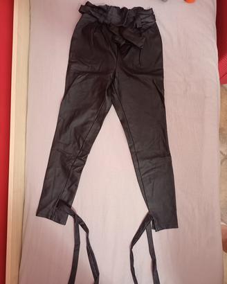 Pantalone donna simil pelle S/IT40