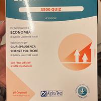 Alpha test  NUOVO Economia-Giurisprudenza-Scienze