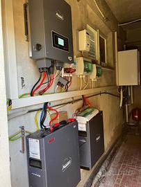 Impianto fotovoltaico kit 10kw batterie Litio 6kw
