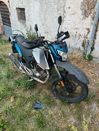 Moto incidentata