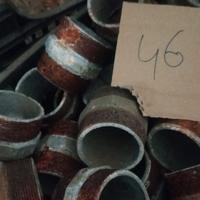 Raccordo M/M in ghisa mal. zinc. da 2 pollici